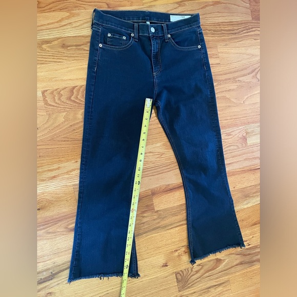 Rag & Bone 10 Inch Crop Flare Jeans - Picture 12 of 13